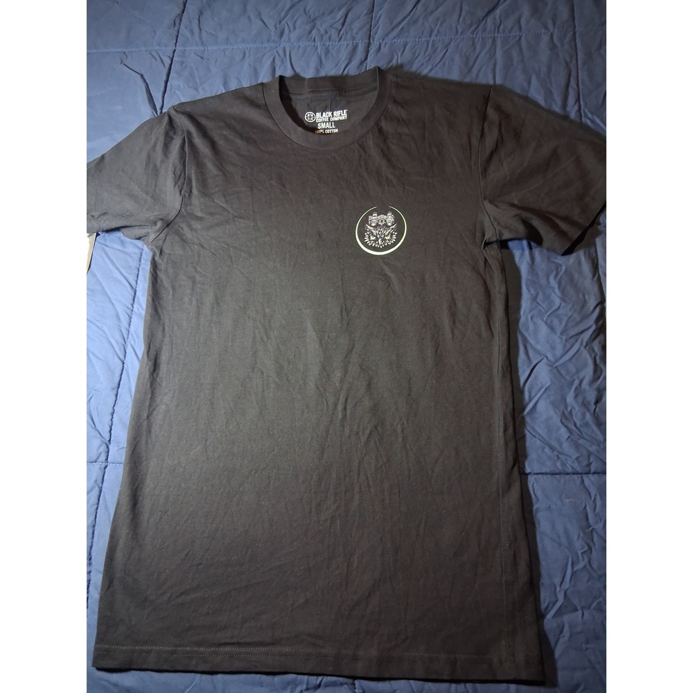Black‎ Rifle Coffee Company Mens Small Black Owl Notura Operandi Graphic T-Shirt